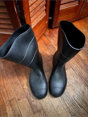 Classic Black Rubber Rain Boots